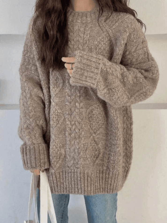 Levoire | Pull En Tricot À Câbles