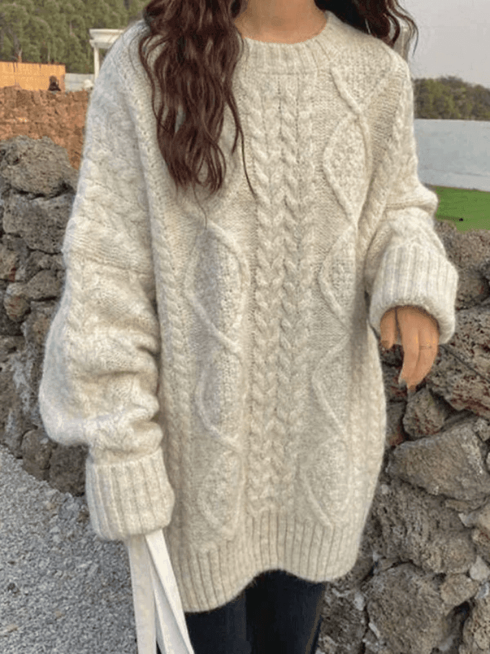 Levoire | Pull En Tricot À Câbles