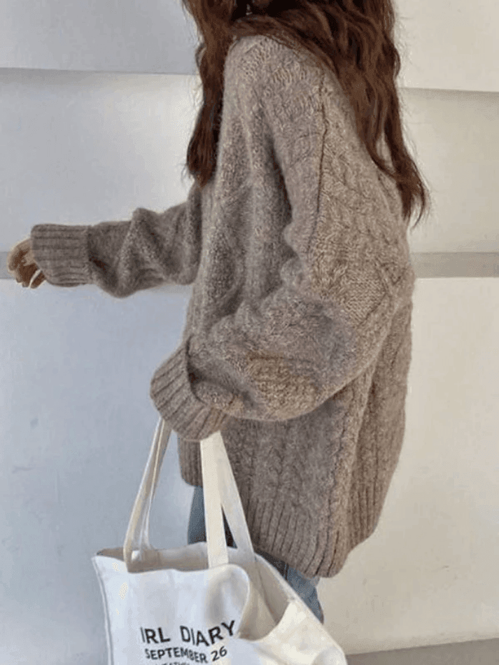 Levoire | Pull En Tricot À Câbles