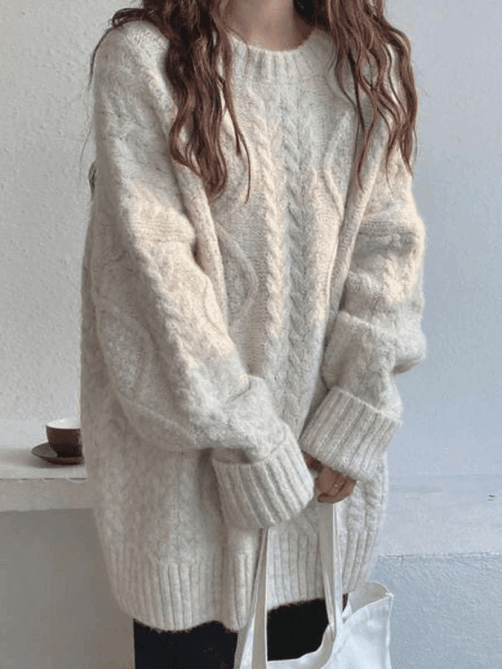 Levoire | Pull En Tricot À Câbles