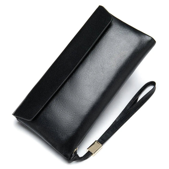 Levoire | Porte-monnaie en cuir doux Noir
