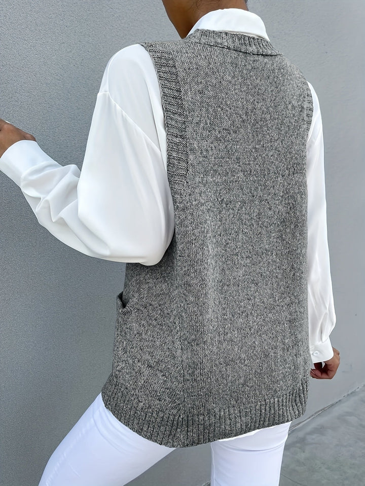Levoire | Pull-Over Col Montant Avec Poches Pour Femmes Anna