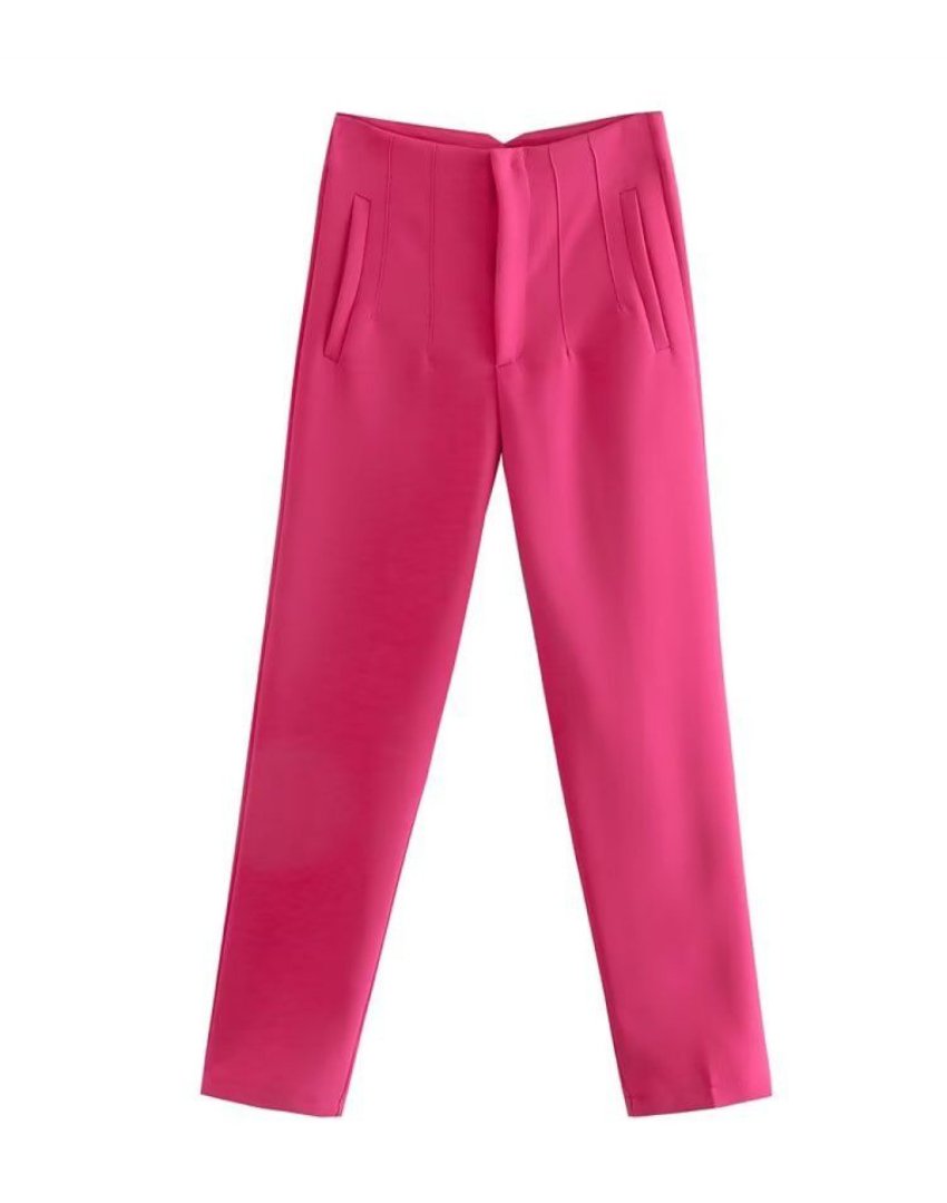 Levoire | Pantalon Décontracté Élégant Sans Plis Noir éclatant