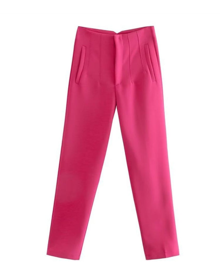 Levoire | Pantalon Décontracté Élégant Sans Plis Noir éclatant
