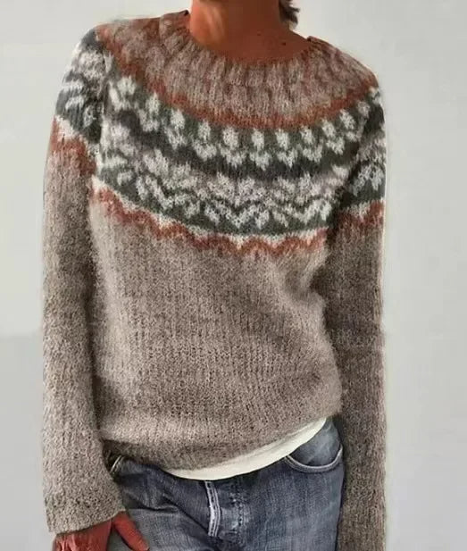 Levoire | Confortable Tricot Fair Isle Karamelli