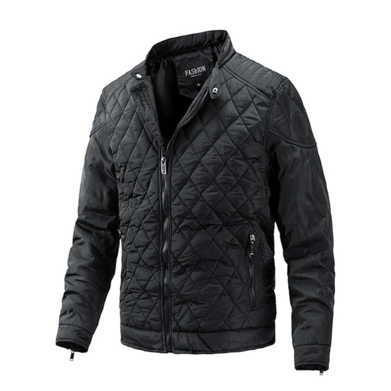 Levoire | Veste Chaude Stylée Homme Noir