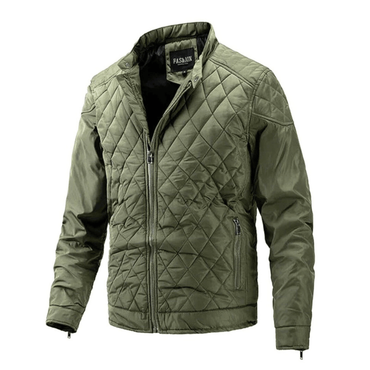 Levoire | Veste Chaude Stylée Homme Vert