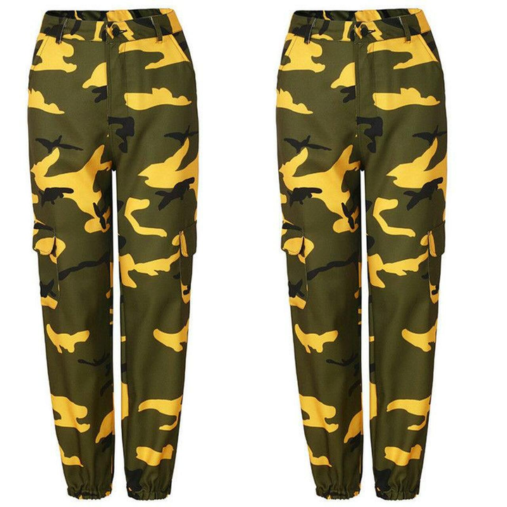 Levoire | Jogger Cargo Pantalon Jaune