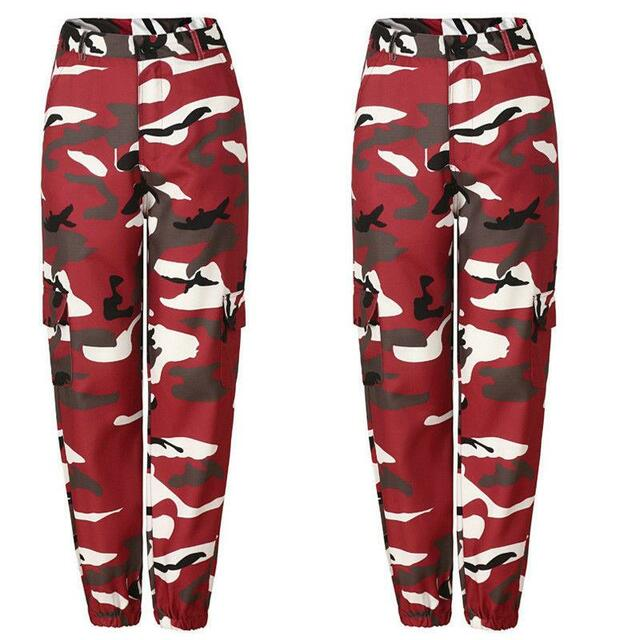 Levoire | Jogger Cargo Pantalon Jujube rouge