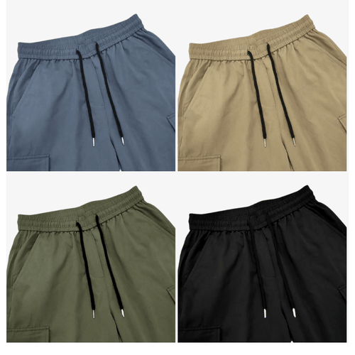 Levoire | Coupe Laisse Grande Taille Hommes Pantalon Cargo À Jambes Droites Tendance & Confortable