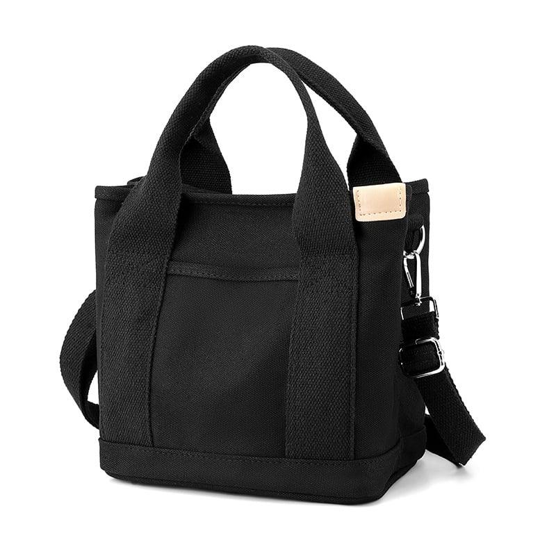 Levoire | Petit sac en tissu à carreaux pour femmes Noir