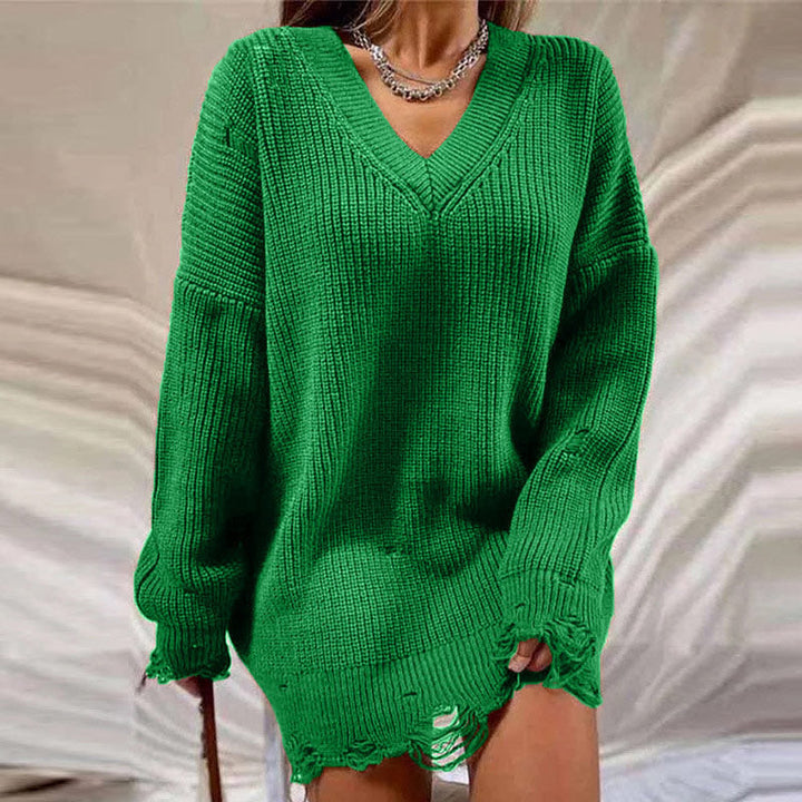 Levoire | Robe Pull Une Robe De Loungewear Confortable Vert