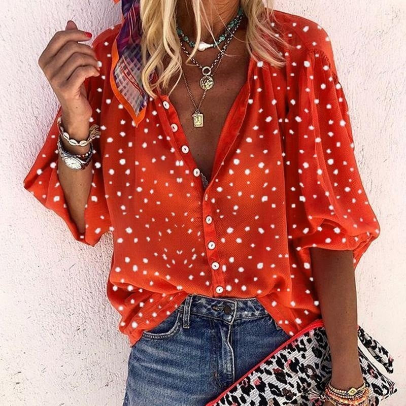 Levoire | Blouse Chic Pour Femmes Rouge