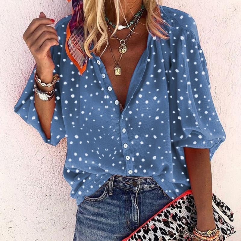 Levoire | Blouse Chic Pour Femmes Bleu