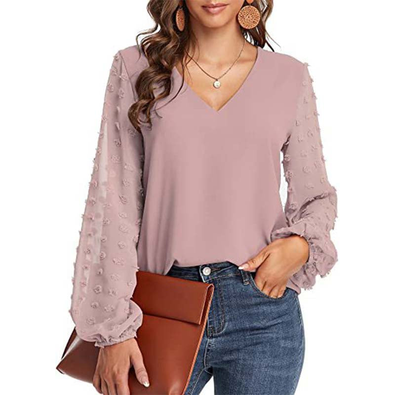 Levoire | Top Avec Décolleté En V Pour Femmes Rose