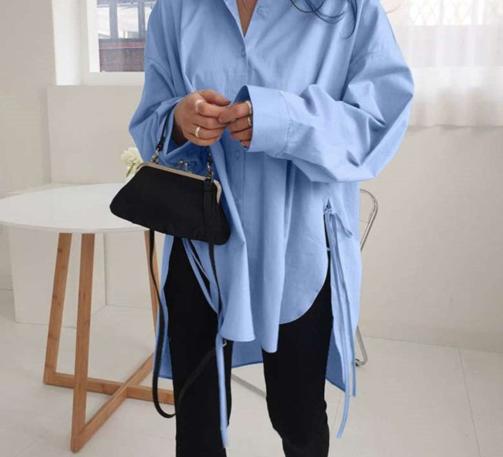 Levoire | Blouse Oversize Pour Femmes Bleu clair