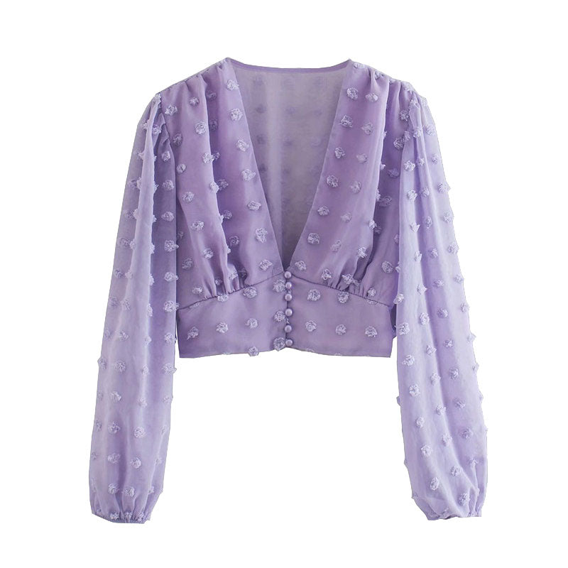 Levoire | Top Légère Un Top D'Été Joyeux Pour Femmes Lilas