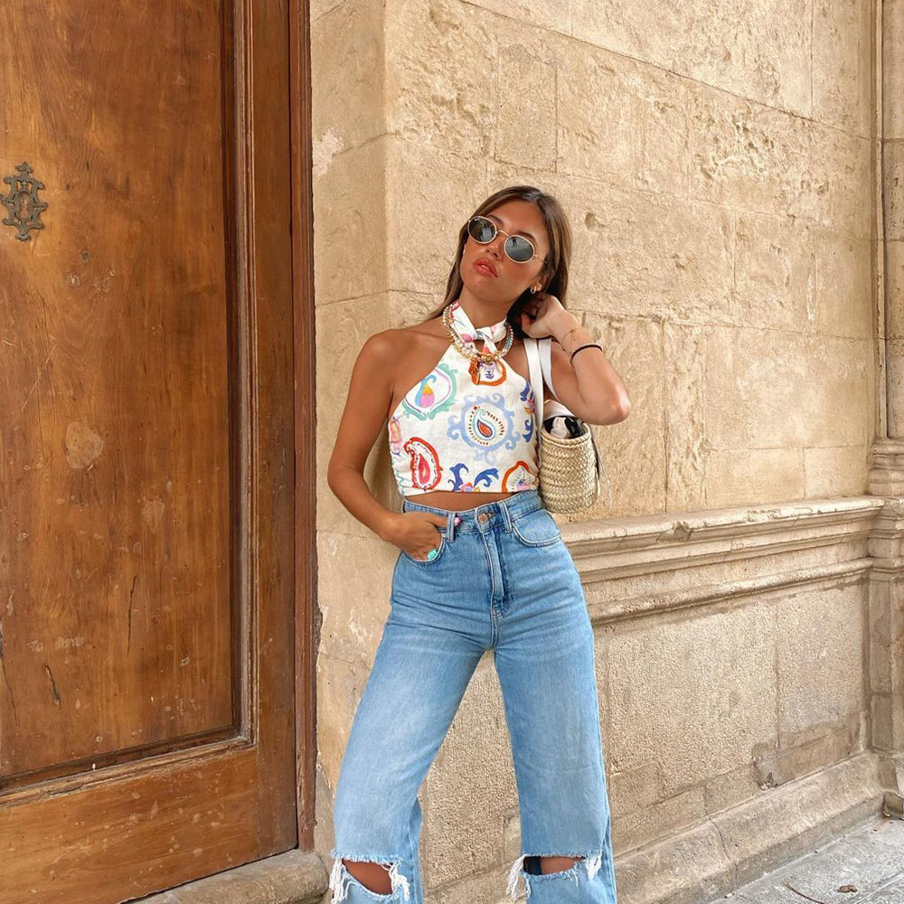 Levoire | Top À Nouer - Un Top Estival Et Coloré L