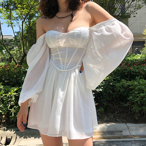Levoire | Robe Une Robe D'Été Blanche Romantique