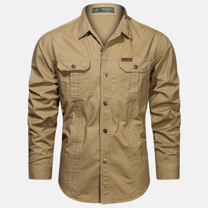 Levoire | Chemise Cargo Premium Kaki