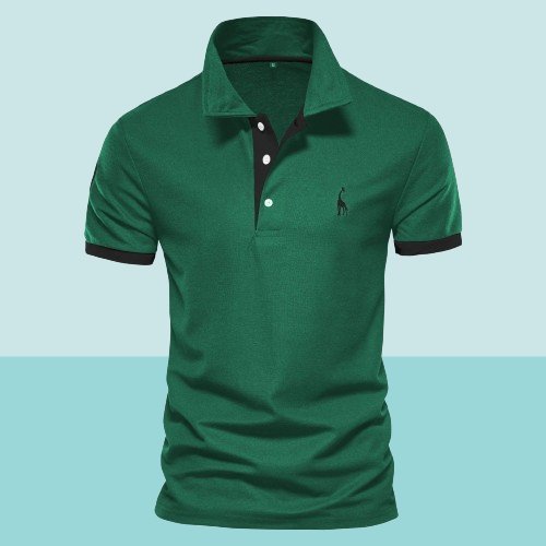 Levoire | Polo En Coton Pur Pour Un Look Décontracté Et Sportif Vert