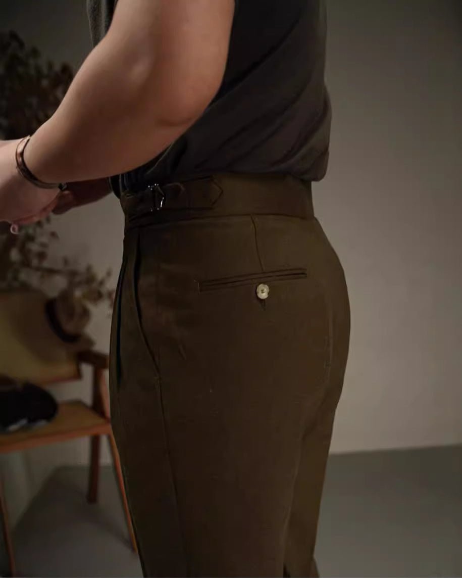 Levoire | Pantalon Karmesin Lin