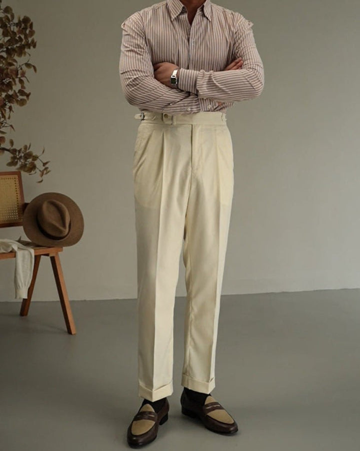 Levoire | Pantalon Karmesin Lin
