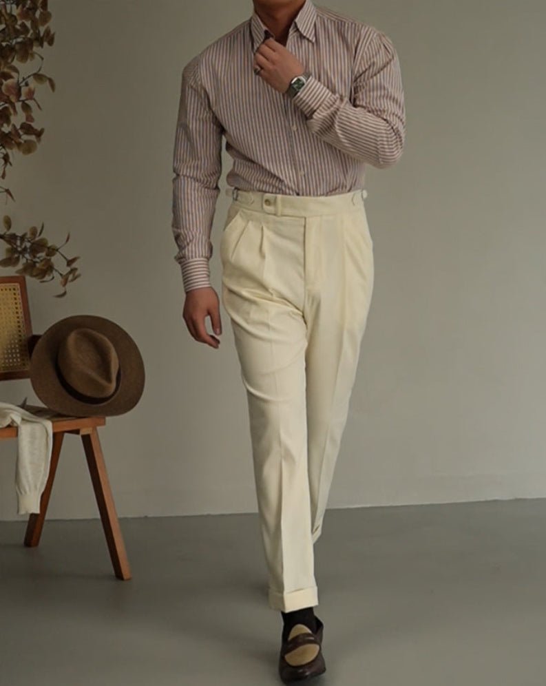 Levoire | Pantalon Karmesin Lin