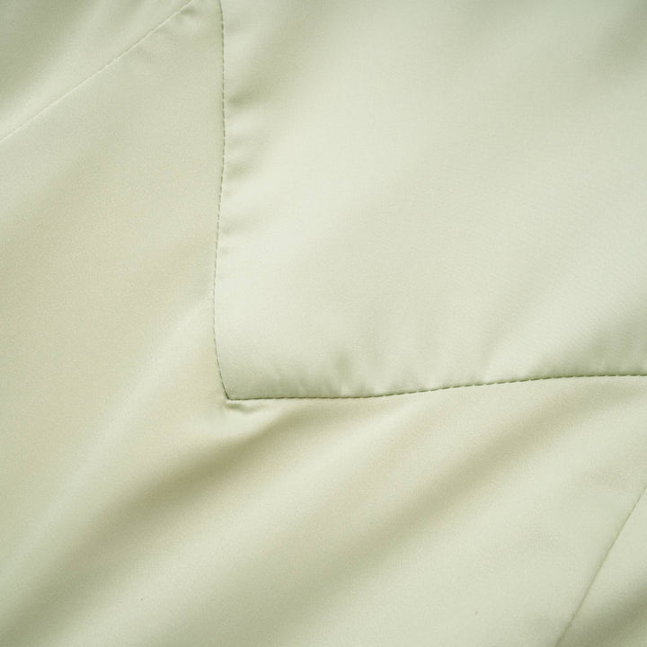 Levoire | Robe Midi Satin Verte Avec Coussinets De Soutien-Gorge
