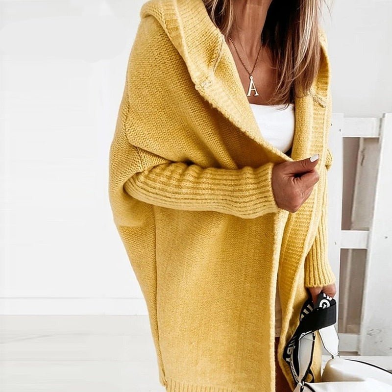 Levoire | Gilet En Tricot Pour Femmes Douillet Jaune