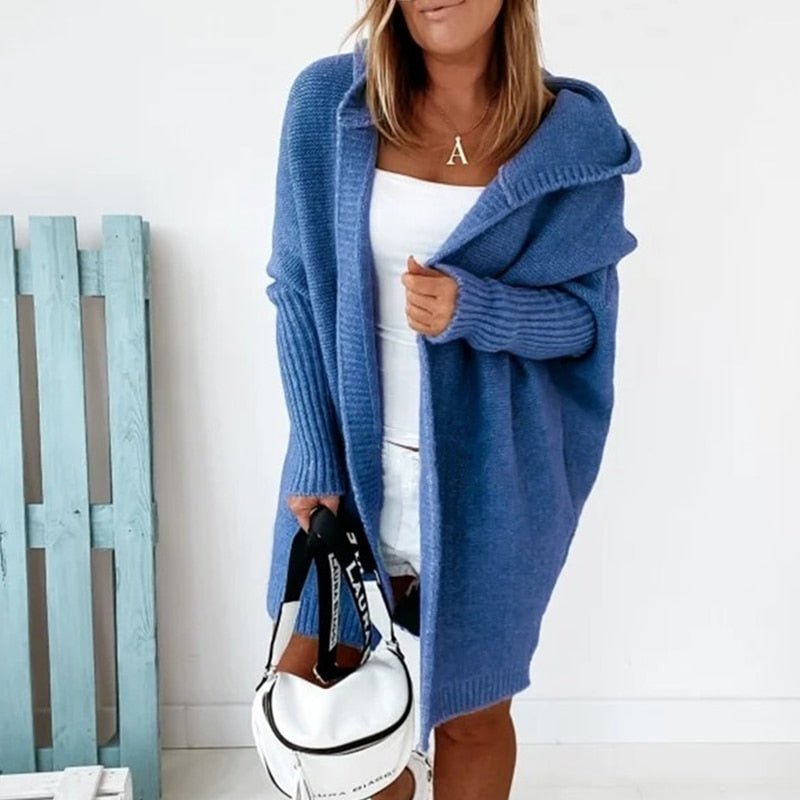 Levoire | Gilet En Tricot Pour Femmes Douillet Bleu
