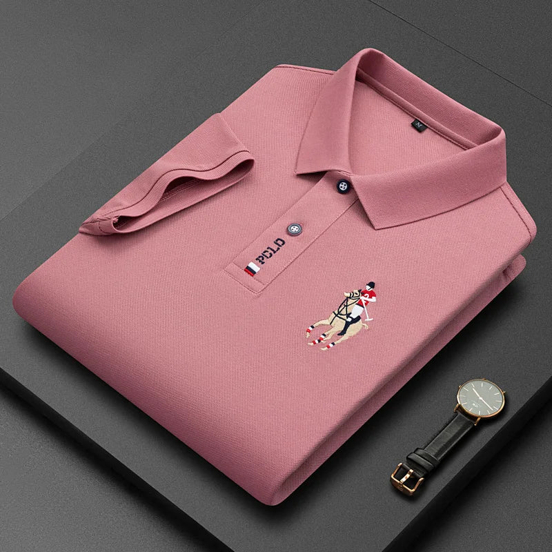 Levoire | Polo Pour Hommes Polo D'Été Classique En De Nombreuses Couleurs Et Tailles Rosa