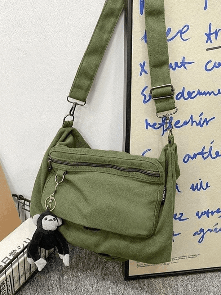 Levoire | Porte-Clés Cartoon Sac À Bandoulière Vintage Vert Taille unique