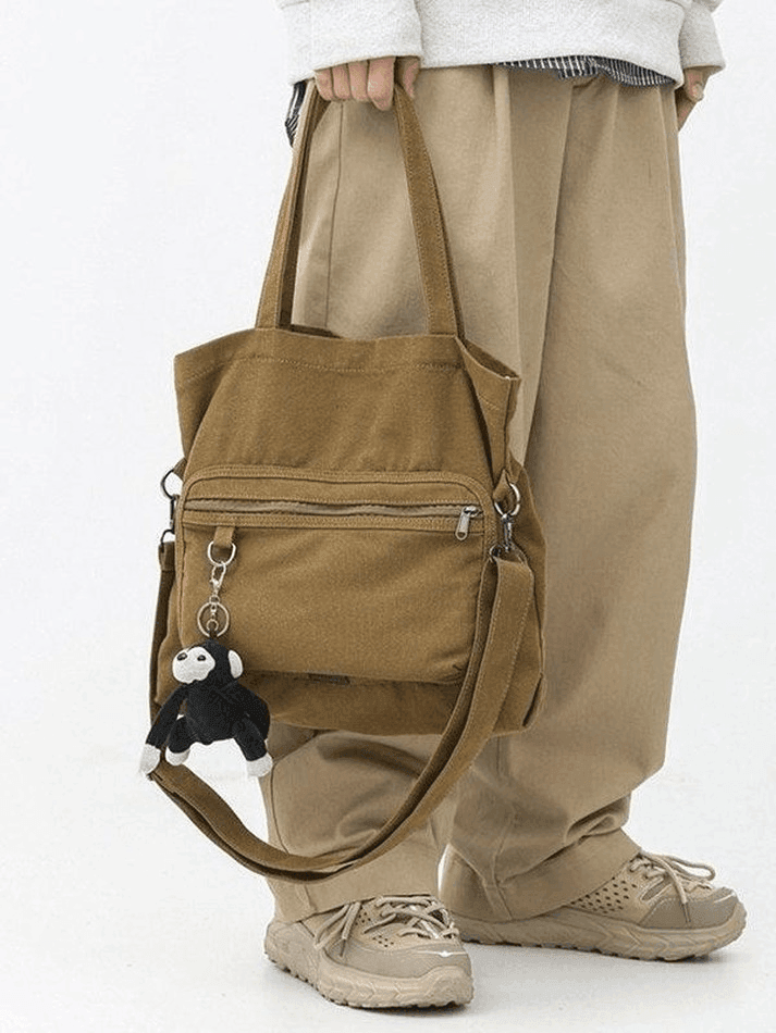 Levoire | Porte-Clés Cartoon Sac À Bandoulière Vintage Café Taille unique