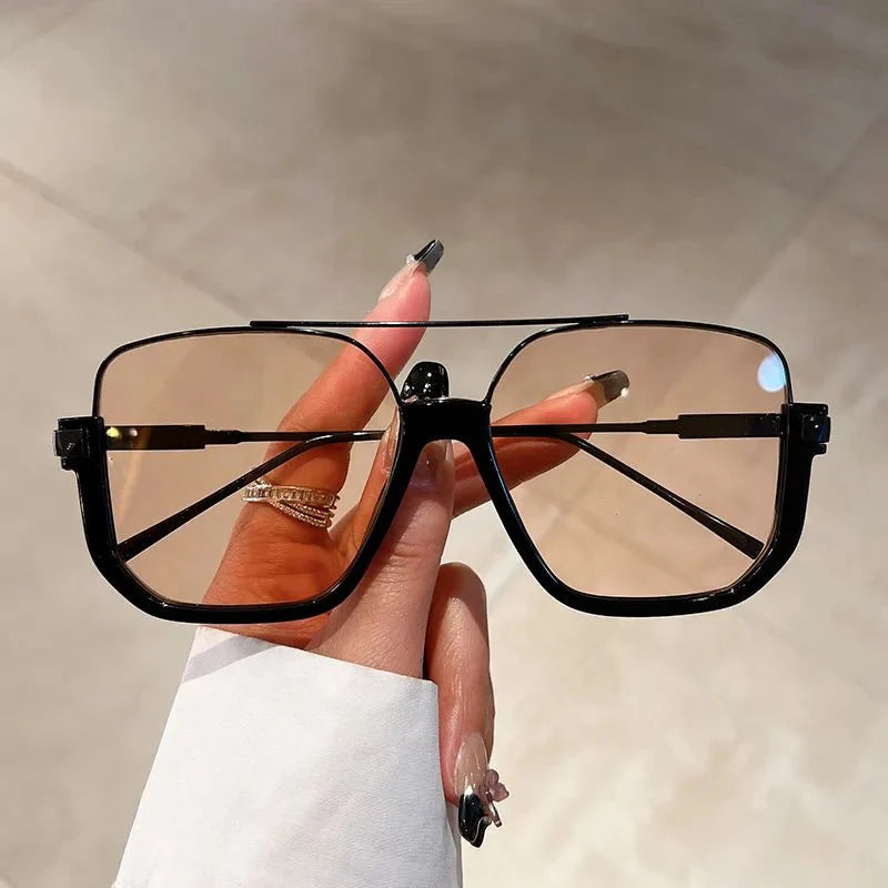 Levoire | Lunettes De Soleil Uv Tendance Noir - Champagne