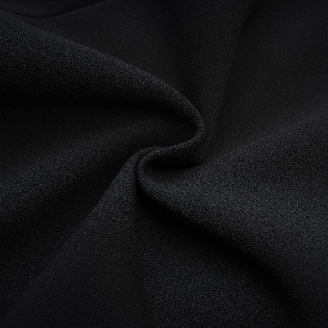 Levoire | Détail De Bouton Noir Robe Mini