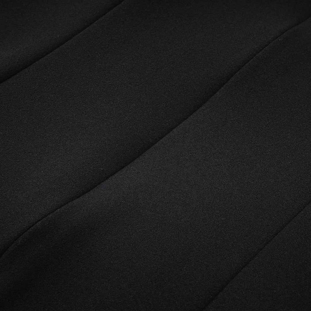 Levoire | Détail De Bouton Noir Robe Mini