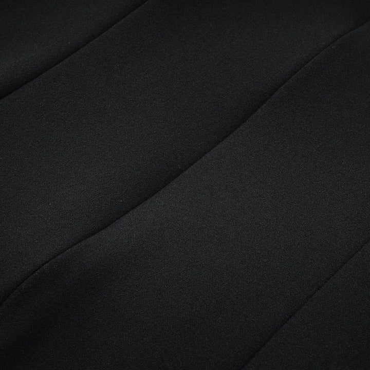 Levoire | Détail De Bouton Noir Robe Mini