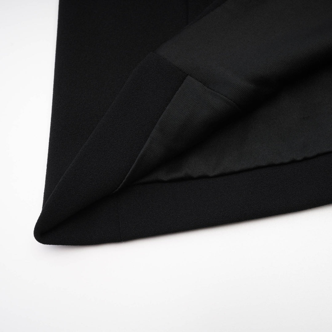 Levoire | Détail De Bouton Noir Robe Mini