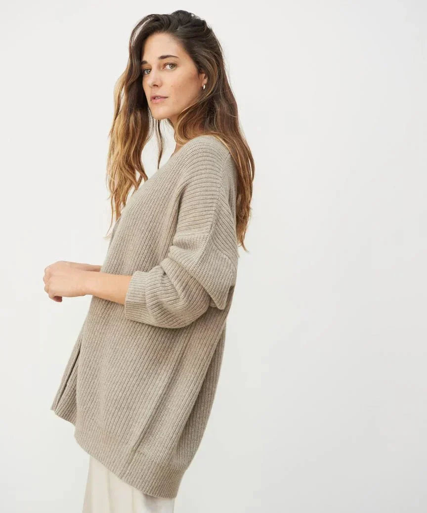 Levoire | Gilet en maille à col en V