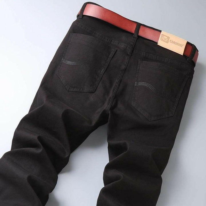 Levoire | Pantalon En Denim Droit Décontracté Pour Le Travail