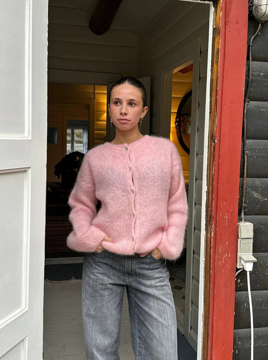 Levoire | Pull À Boutons Décontracté Rosa (épuisé)