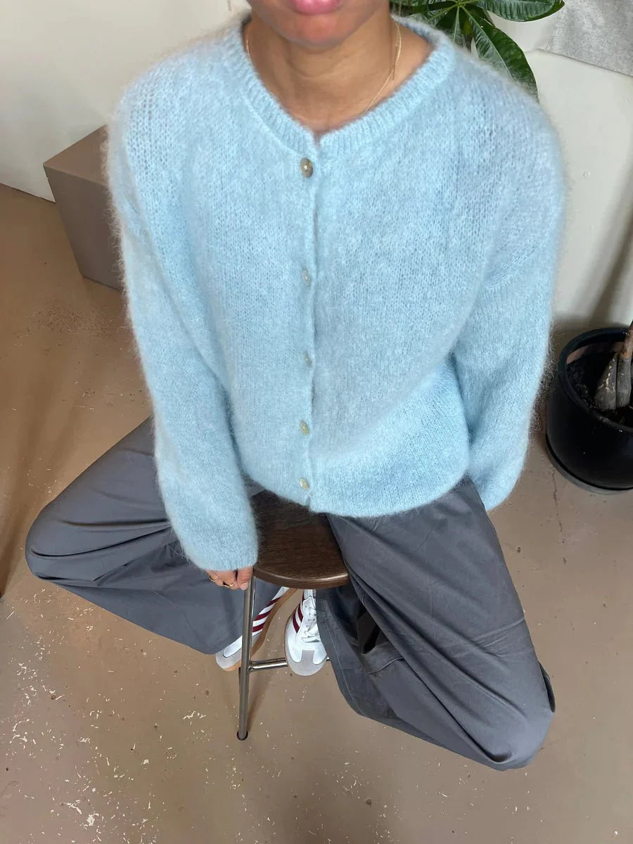 Levoire | Pull À Boutons Décontracté Bleu