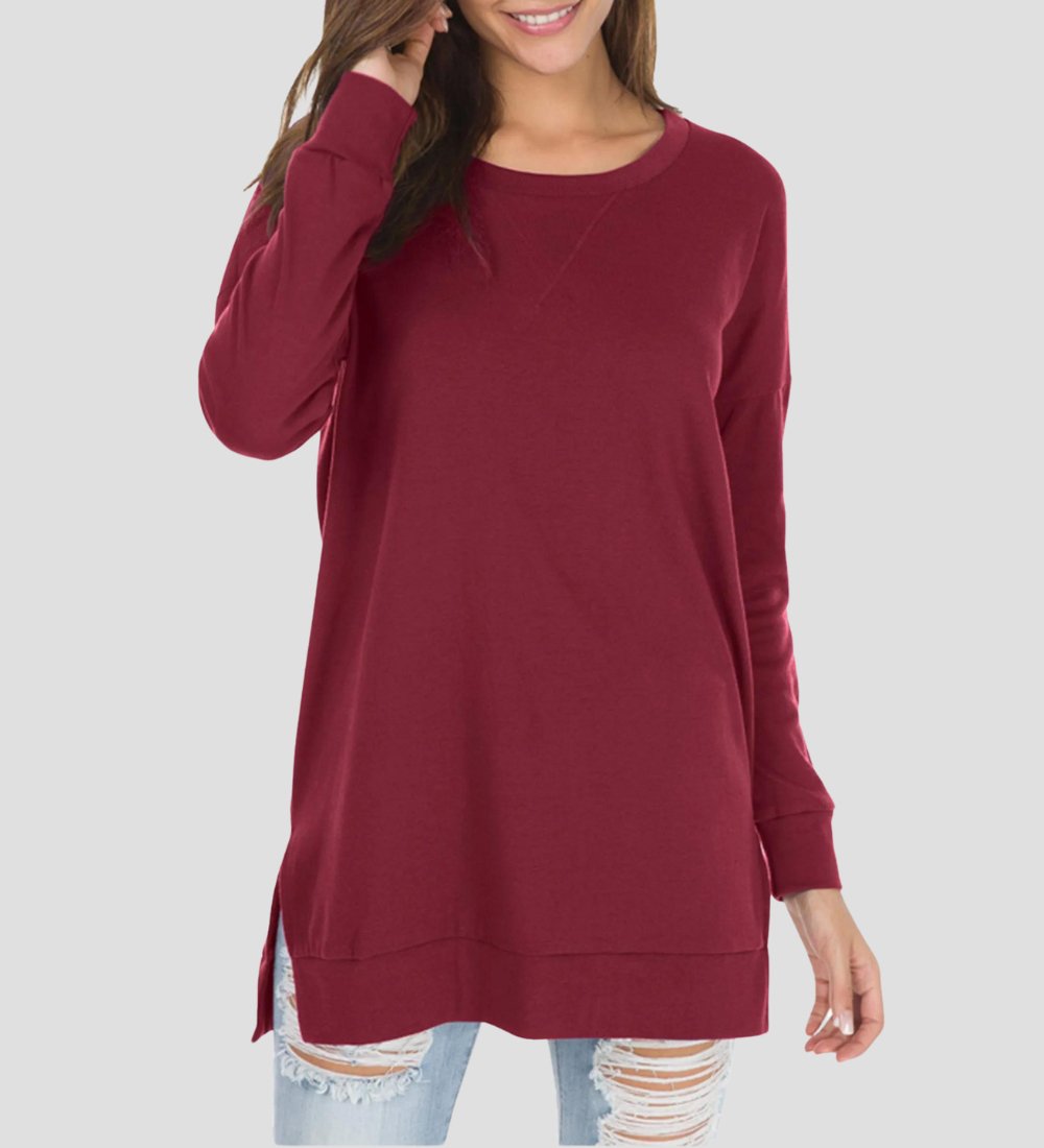 Levoire | T-Shirt À Manches Longues Pour Femmes Rot