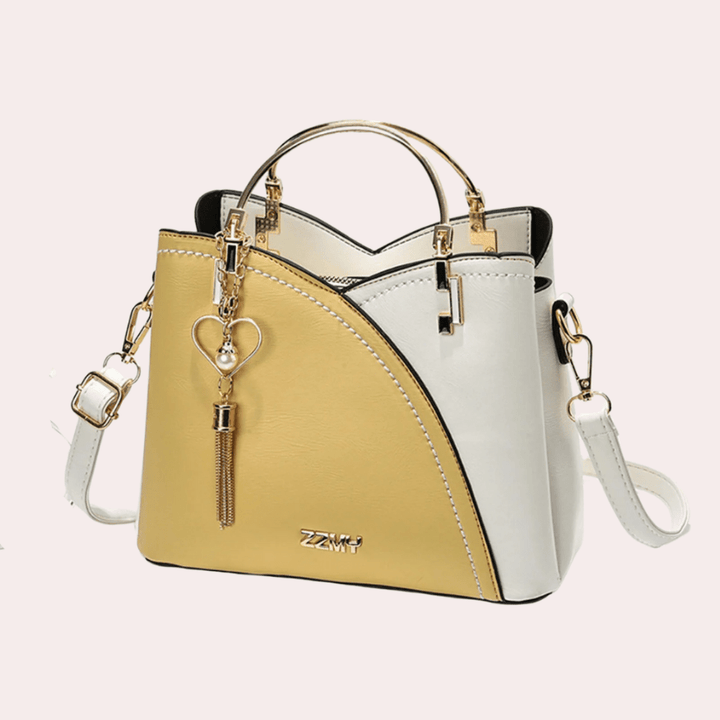 Levoire | Sac à main tendance pour femmes Sac à bandoulière élégant Design chic Jaune