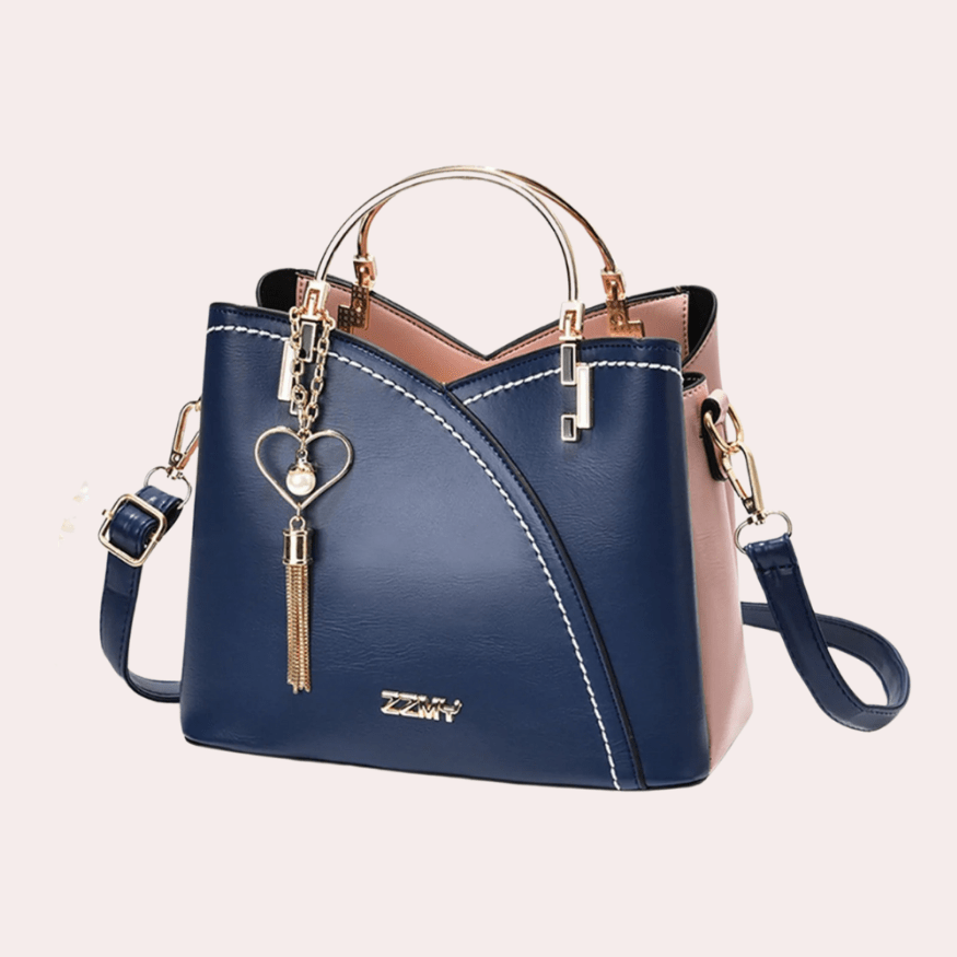 Levoire | Sac à main tendance pour femmes Sac à bandoulière élégant Design chic Bleu foncé
