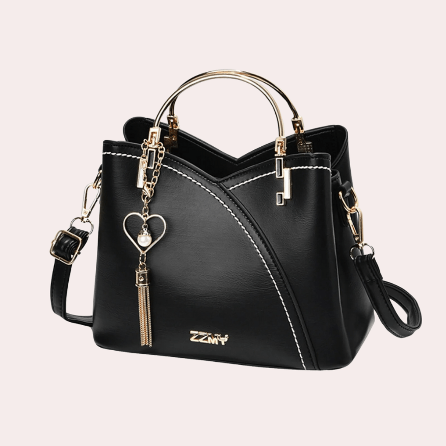 Levoire | Sac à main tendance pour femmes Sac à bandoulière élégant Design chic Noir