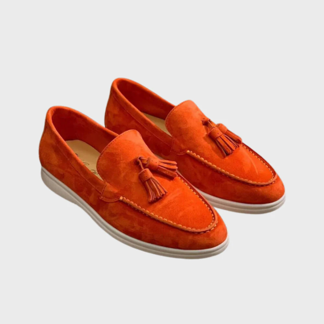 Levoire | Mocassins Élégants Pour Hommes Dans Un Style Classique Orange