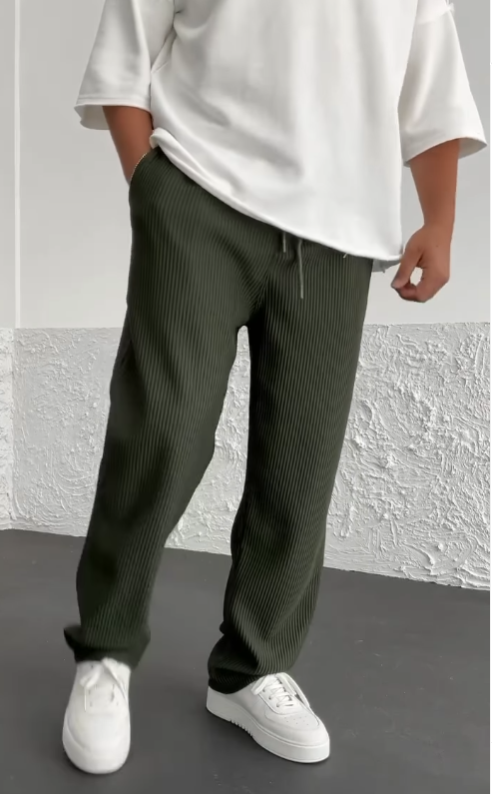 Levoire | Pantalon En Spandex Côtelé