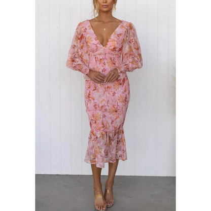 Levoire | Robe Midi À Imprimé Floral